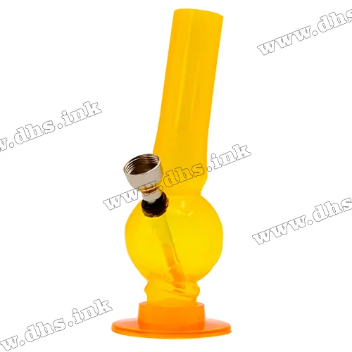 Бонг акриловый - Amsterdam Acrylic Skull (Yellow)