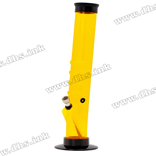 Бонг акриловый - Amsterdam Straight Bong (Yellow)