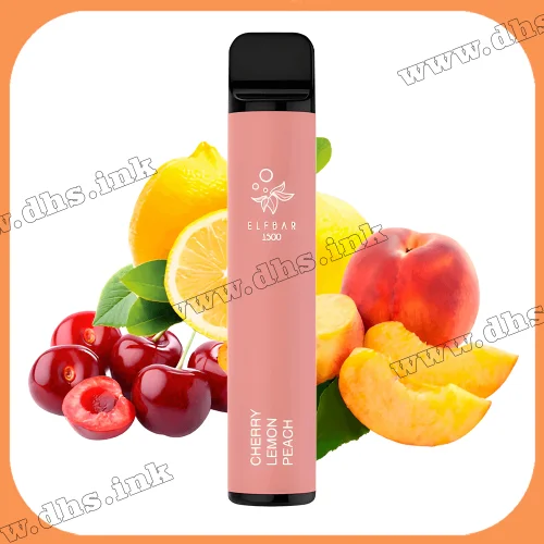Одноразовая электронная сигарета Elf Bar (Эльф Бар) 1500 - Cherry Lemon Peach (Вишня, Лимон, Персик)