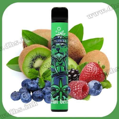 Одноразовая электронная сигарета Elf Bar (Эльф Бар) Lux 2000 - Kiwi Berry (Киви, Ягоды)