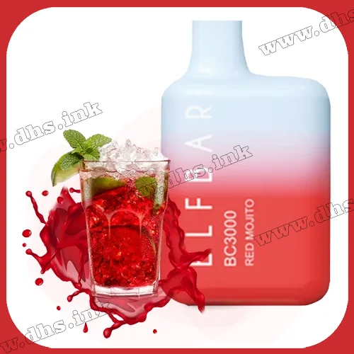 Одноразовая электронная сигарета Elf Bar (Эльф Бар) BC3000 - Red Mojito (Красный Мохито)