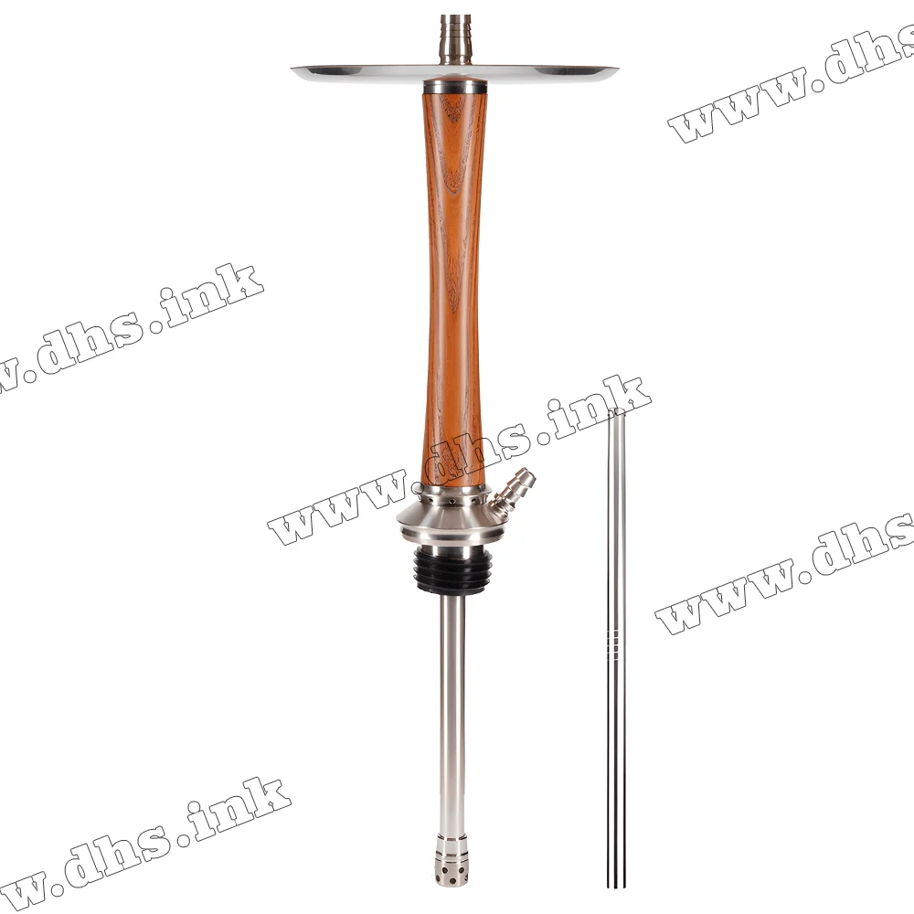 Кальян Aroma Hookah - Steel X-Ray Wood Brown