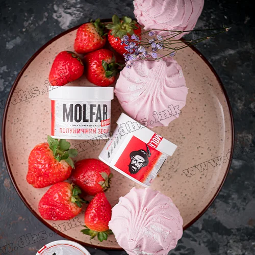 Табак Molfar (Virginia Line) - Полуничний Зефір (Клубника, Зефир) 40г