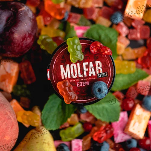 Табак Molfar (Spirit Line) - Едем (Жвачка, Фрукты) 40г