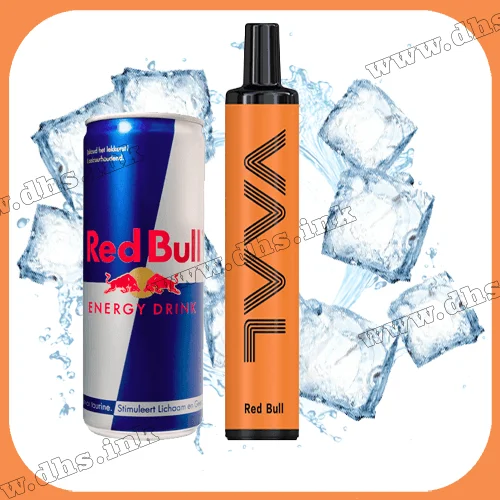 Одноразовая электронная сигарета Vaal 1500 - Red Bull (Энергетик)