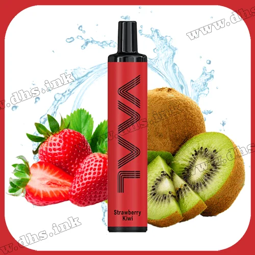 Одноразовая электронная сигарета Vaal 1500 - Strawberry Kiwi (Клубника, Киви)