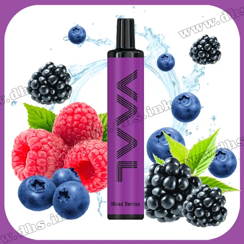 Одноразовая электронная сигарета Vaal 1500 - Mixed Berries (Ежевика, Малина, Черника)