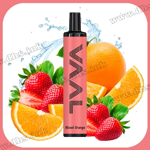 Одноразовая электронная сигарета Vaal 1500 - Mixed Orange (Клубника, Апельсин)