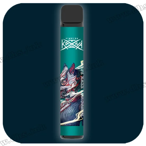 Одноразовая электронная сигарета Katana 2000 - Blue Razz Lemonade (Голубика, Малина, Лед)