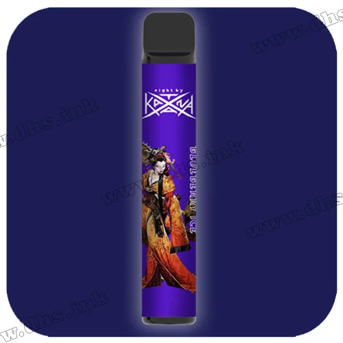 Одноразовая электронная сигарета Katana 2000 - Blueberry Ice (Черника, Лед)