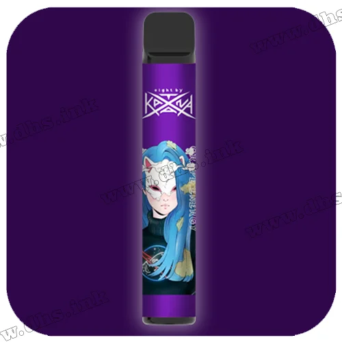Одноразовая электронная сигарета Katana 2000 - Grape Energy (Виноград, Энергетик)