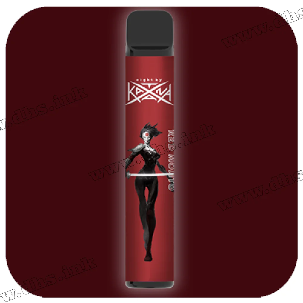 Одноразовая электронная сигарета Katana 2000 - Red Mojito (Красный Мохито)