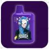 Одноразовая электронная сигарета Katana 3000 - Grape Energy (Виноград, Энергетик)
