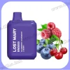 Одноразовая электронная сигарета Lost Mary BM 5000 - Blueberry Raspberry Cherry (Черника, Малина, Вишня)