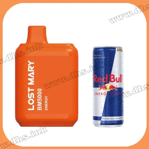 Одноразовая электронная сигарета Lost Mary BM 5000 - Energy (Энергетик)