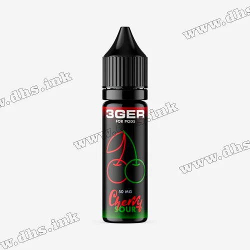Солевая жидкость 3Ger Salt 15 мл (50 мг) - Sour Cherry (Вишня)