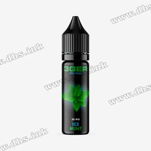 Солевая жидкость 3Ger Salt 15 мл (50 мг) - Ice Mint (Мята, Лед)