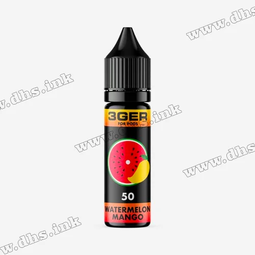 Солевая жидкость 3Ger Salt 15 мл (50 мг) - Watermelon Mango (Арбуз, Манго)