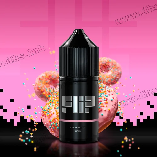 Солевая жидкость Flip Salt 30 мл (25 мг) - Donut (Сахарный Пончик)