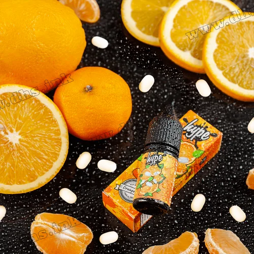 Солевая жидкость Hype Salt 10 мл (15 мг) - Orange Ball (Апельсин с Мятой)