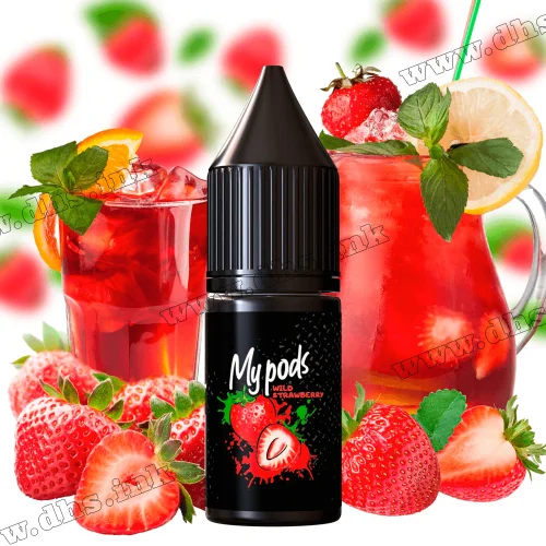 Солевая жидкость Hype My pods Salt 10 мл (30 мг) - Wild strawberry (Клубника)