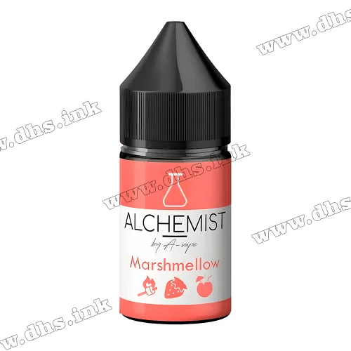 Солевая жидкость Alchemist Salt 30 мл (50 мг) - Marshmellow (Клубника, Милкшейк, Зефир)
