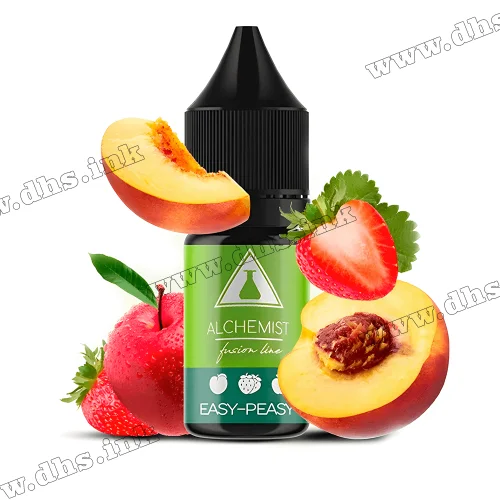 Солевая жидкость Alchemist Fl Salt 10 мл (35 мг) - Easy-Peasy (Яблоко, Персик)