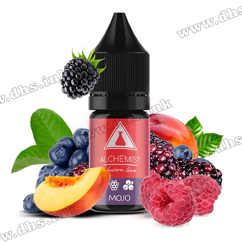 Солевая жидкость Alchemist Fl Salt 10 мл (35 мг) - Mojo (Малина, Черника, Персик)
