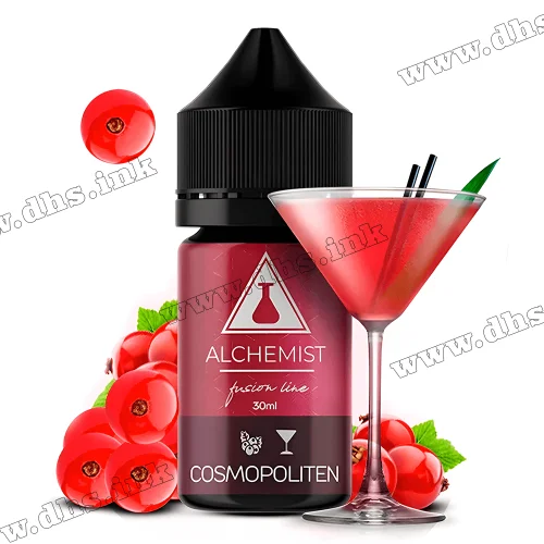 Солевая жидкость Alchemist Fl Salt 30 мл (35 мг) - Cosmopolitan (Клюквенный Коктейль, Лед)