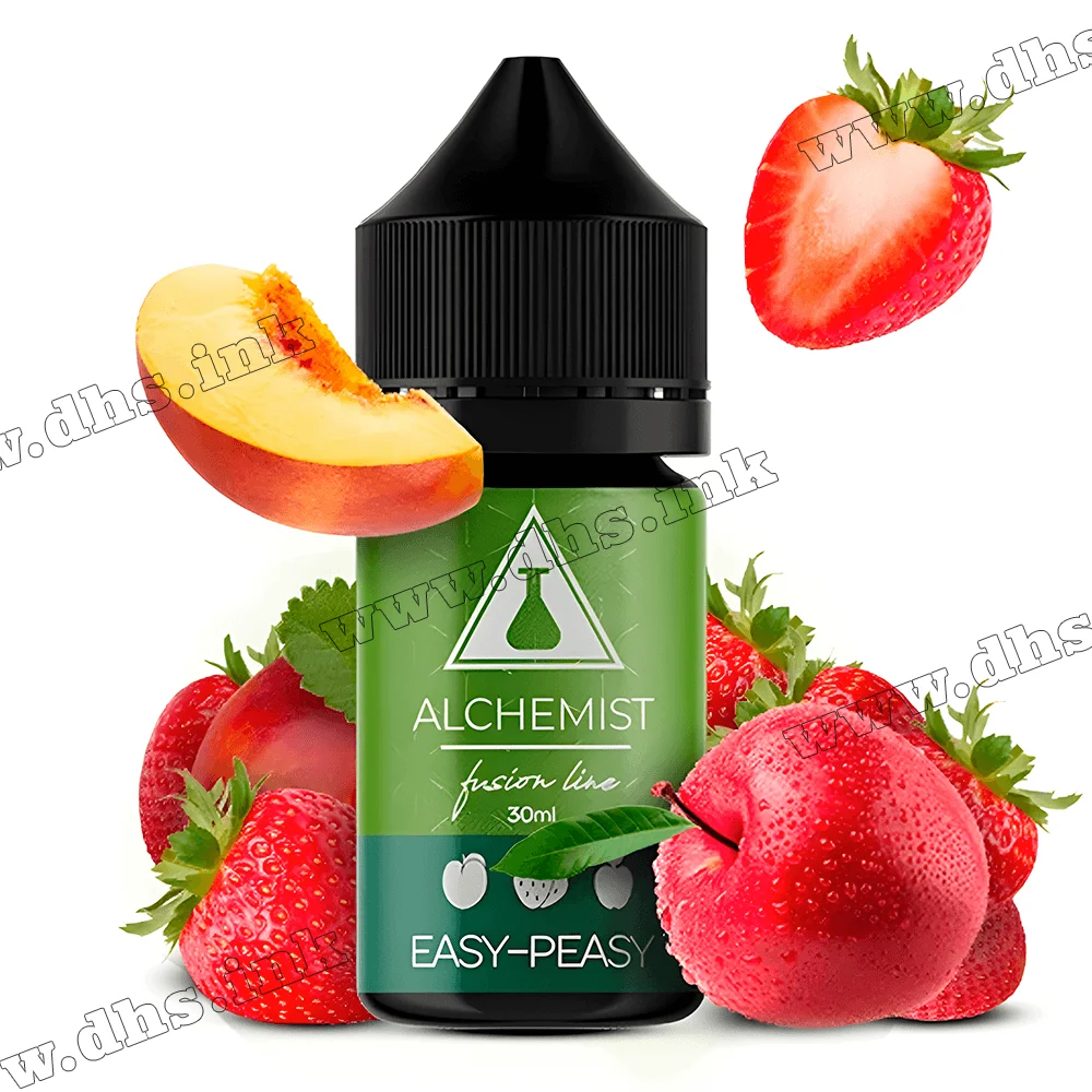 Солевая жидкость Alchemist Fl Salt 30 мл (35 мг) - Easy-Peasy (Яблоко, Персик)