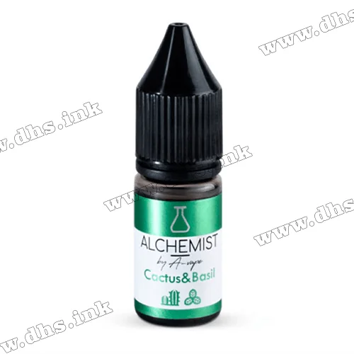 Солевая жидкость Alchemist Salt 10 мл (50 мг) - Cactus Basil (Кактус, Базилик)