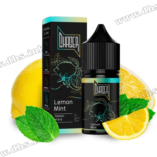Солевая жидкость Chaser Black 30 мл (50 мг) - Lemon Mint (Лимон, Мята)