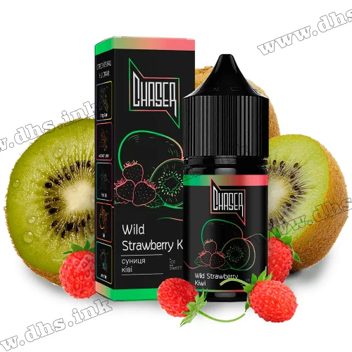 Солевая жидкость Chaser Black 30 мл (30 мг) - Wild Strawberry Kiwi (Земляника, Киви)