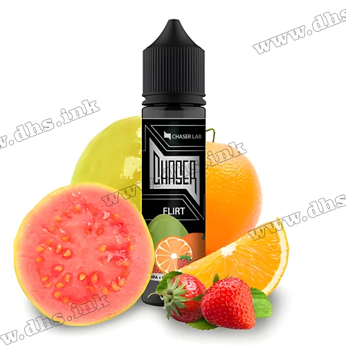 Органическая жидкость Chaser Black Organic 60 мл (3 мг) - Flirt (Апельсин, Гуава, Земляника)