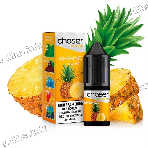 Солевая жидкость Chaser For Pods 10 мл (50 мг) - Ананас