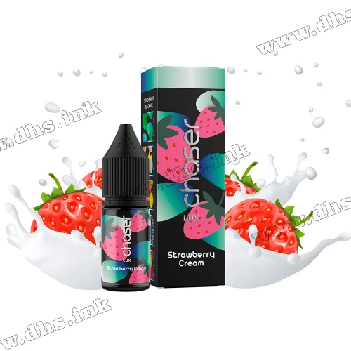 Солевая жидкость Chaser Lux 11 мл (65 мг) - Strawberry Cream (Клубника, Сливки)