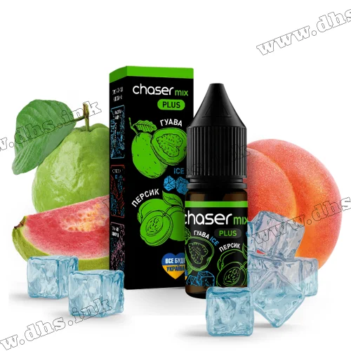 Солевая жидкость Chaser Mix Ice 10 мл (30 мг) - Гуава, Персик, Лед