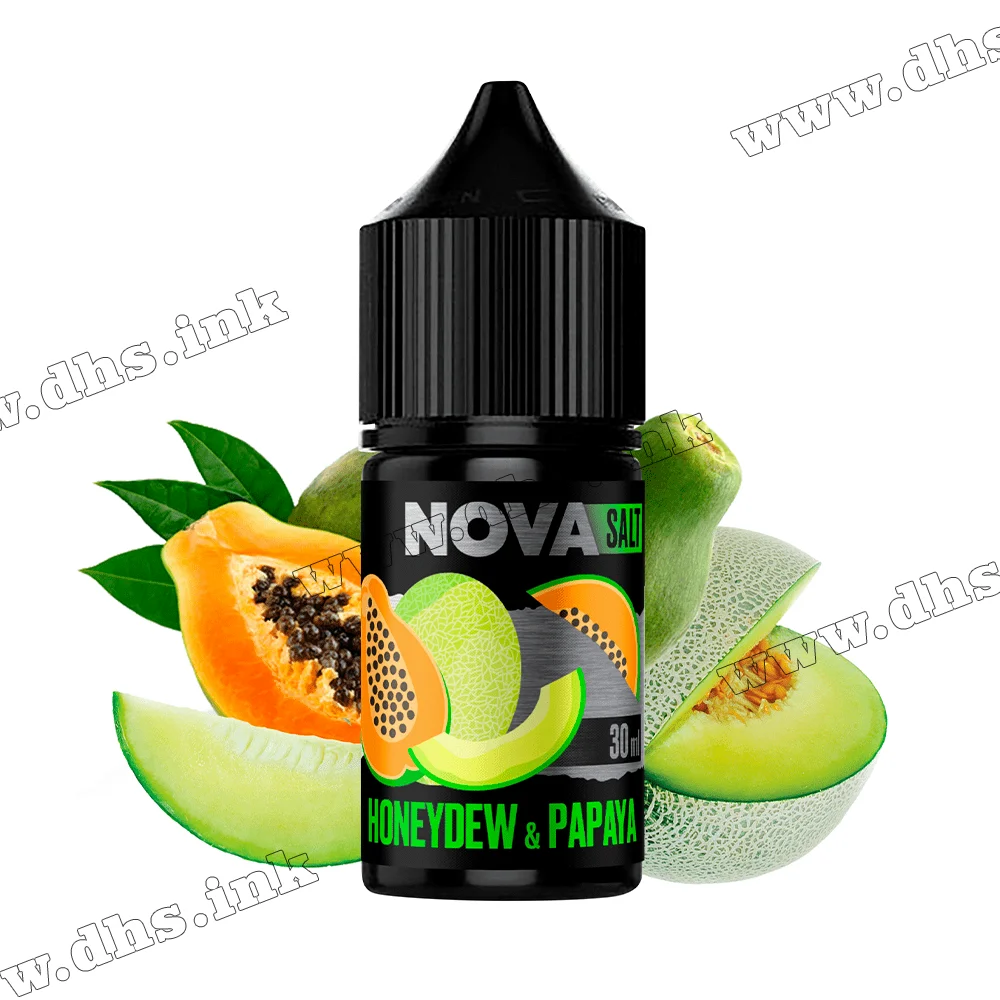 Солевая жидкость Chaser Nova Salt 30 мл (50 мг) - Honeydew Papaya (Дыня, Папайя)