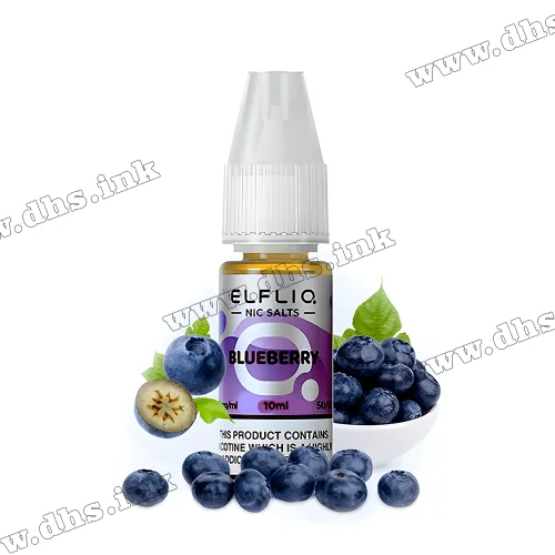 Солевая жидкость ElfLiq Salt 10 мл (50 мг) - Blueberry (Черника)