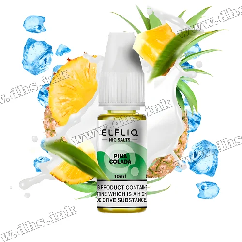 Солевая жидкость ElfLiq Salt 10 мл (50 мг) - Pina Colada (Пина Колада)