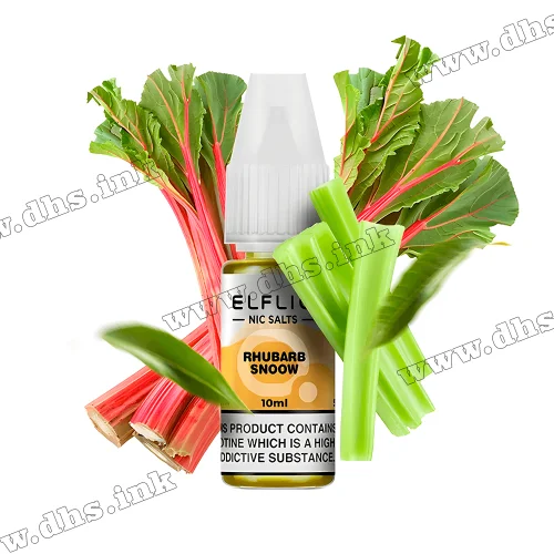 Солевая жидкость ElfLiq Salt 10 мл (50 мг) - Rhubarb Snow (Ревень, Мороженое)