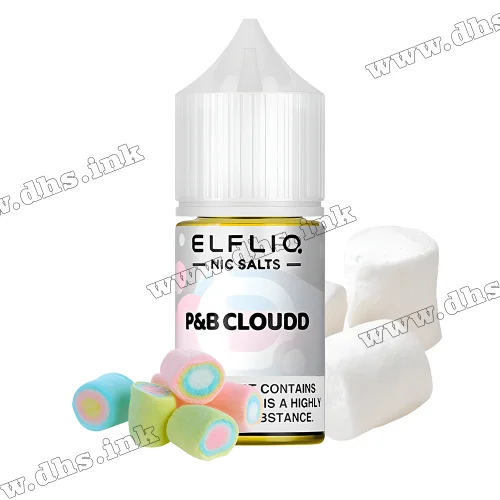 Солевая жидкость ElfLiq Salt 30 мл (50 мг) - PB Cloudd (Маршмеллоу)