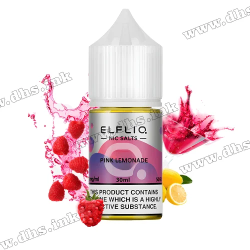 Солевая жидкость ElfLiq Salt 30 мл (50 мг) - Pink Lemonade (Розовый Лимонад)