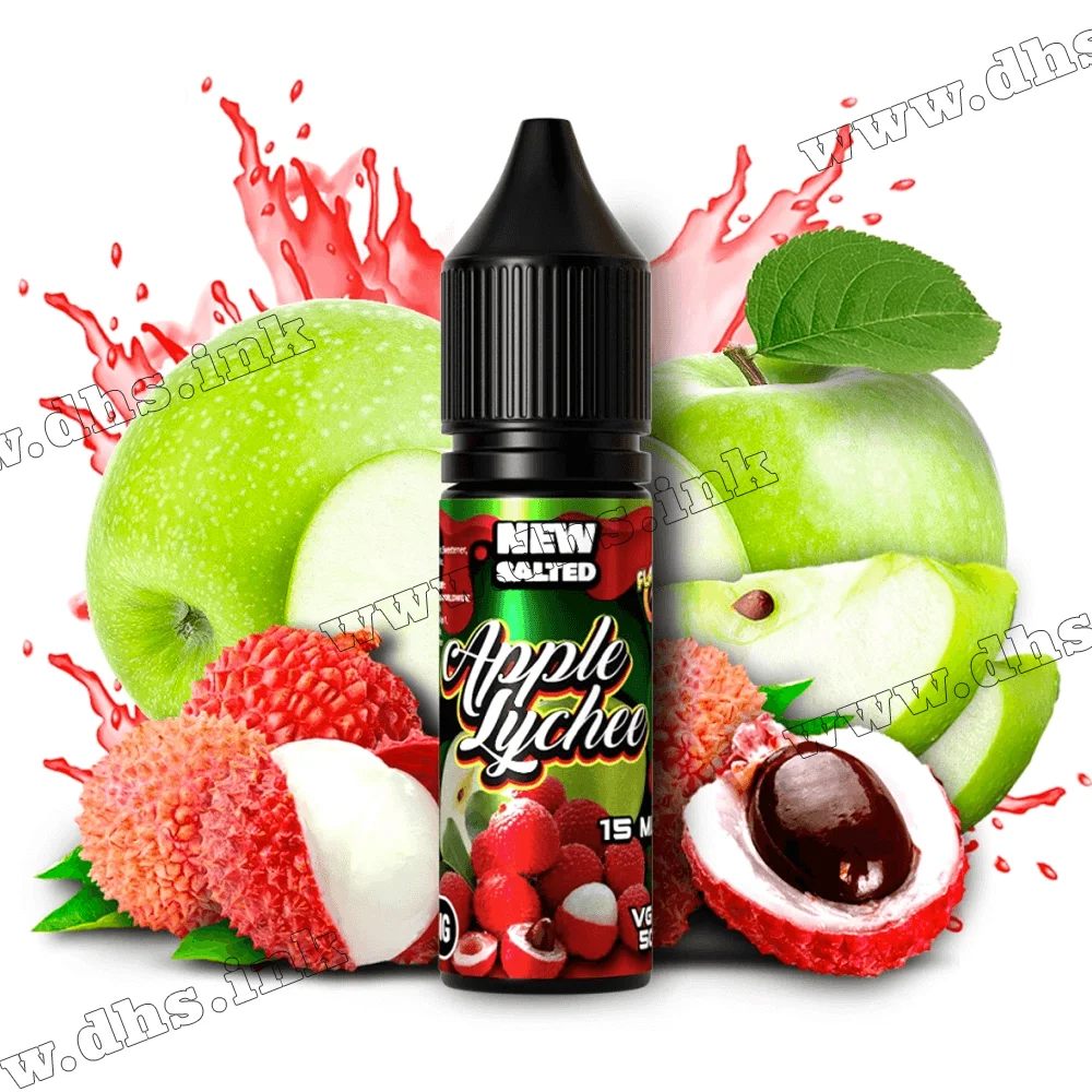 Солевая жидкость Flamingo Salt 15 мл (35 мг) - Apple Lychee (Яблоко, Личи)