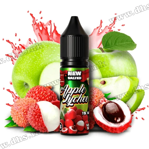 Солевая жидкость Flamingo Salt 15 мл (35 мг) - Apple Lychee (Яблоко, Личи)