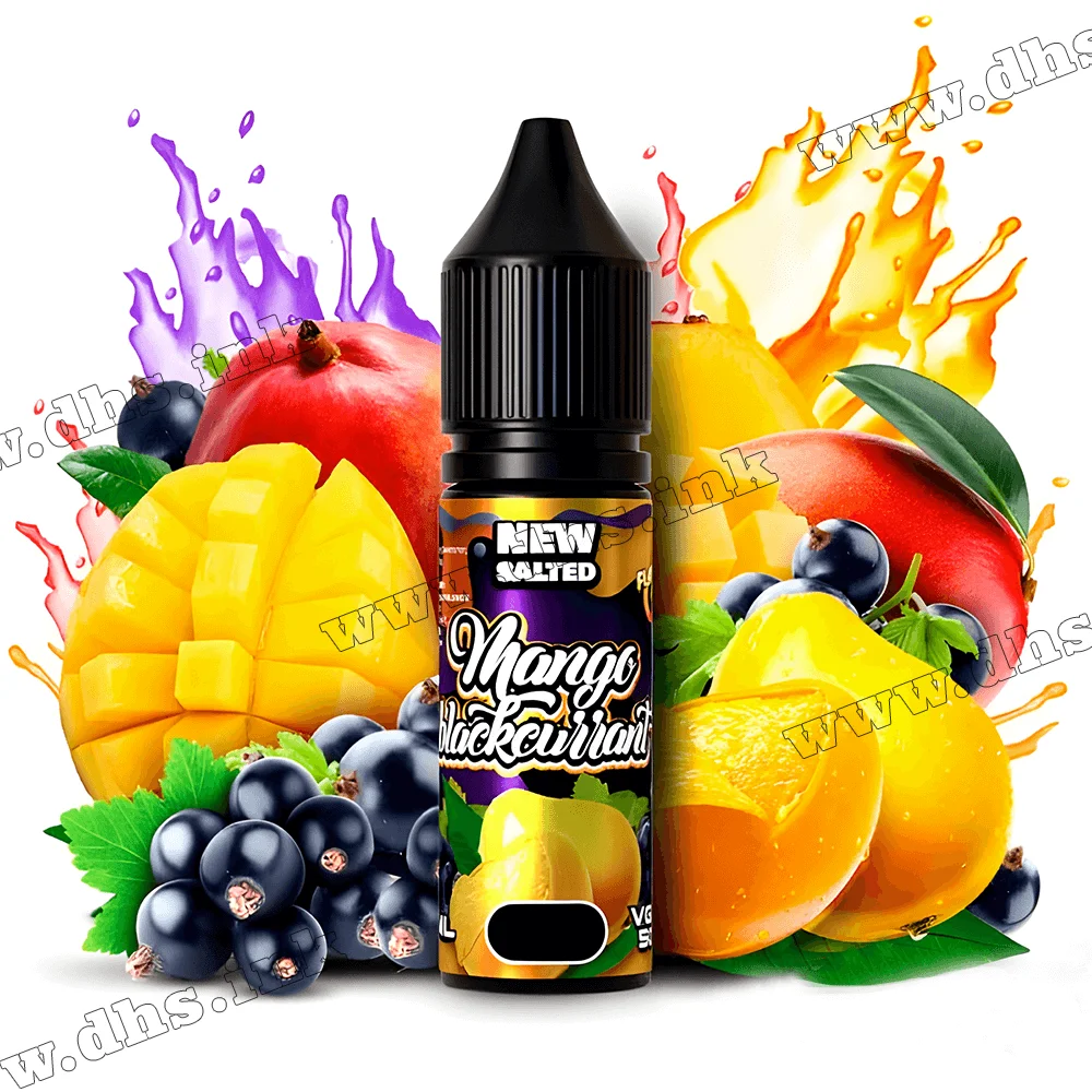 Солевая жидкость Flamingo Salt 15 мл (35 мг) - Mango Blackcurrant (Манго, Черная Смородина)