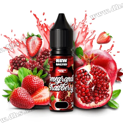 Солевая жидкость Flamingo Salt 15 мл (35 мг) - Pomegranate Strawberry (Гранат, Клубника)