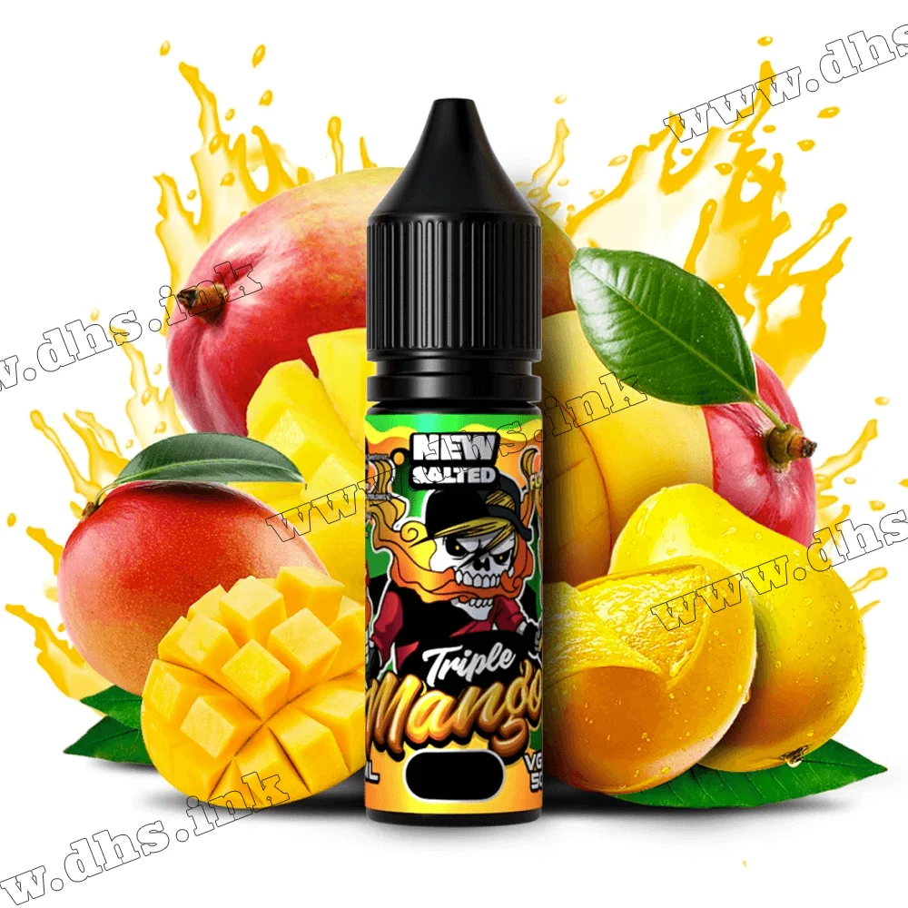 Солевая жидкость Flamingo Salt 15 мл (50 мг) - Triple Mango (Три Сорта Манго)