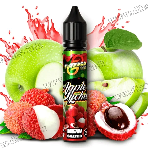 Солевая жидкость Flamingo Salt 30 мл (50 мг) - Apple Lychee (Яблоко, Личи)