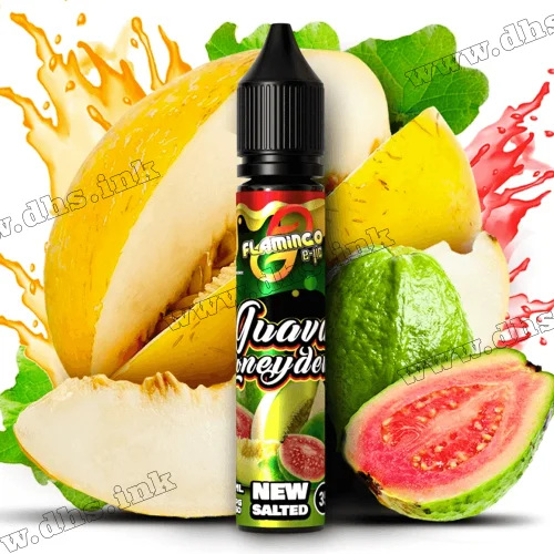 Солевая жидкость Flamingo Salt 30 мл (50 мг) - Guava Honeydew (Гуава, Медовая Дыня)